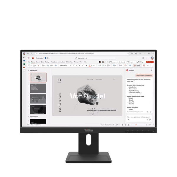Lenovo ThinkVision E22-40 21.5in IPS HDMI+VGA+DP +Speakers 3Y